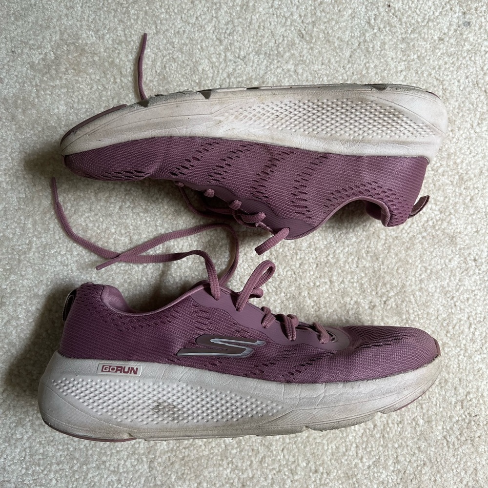 Skechers Purple Athletic Shoes with Cushioned Sole